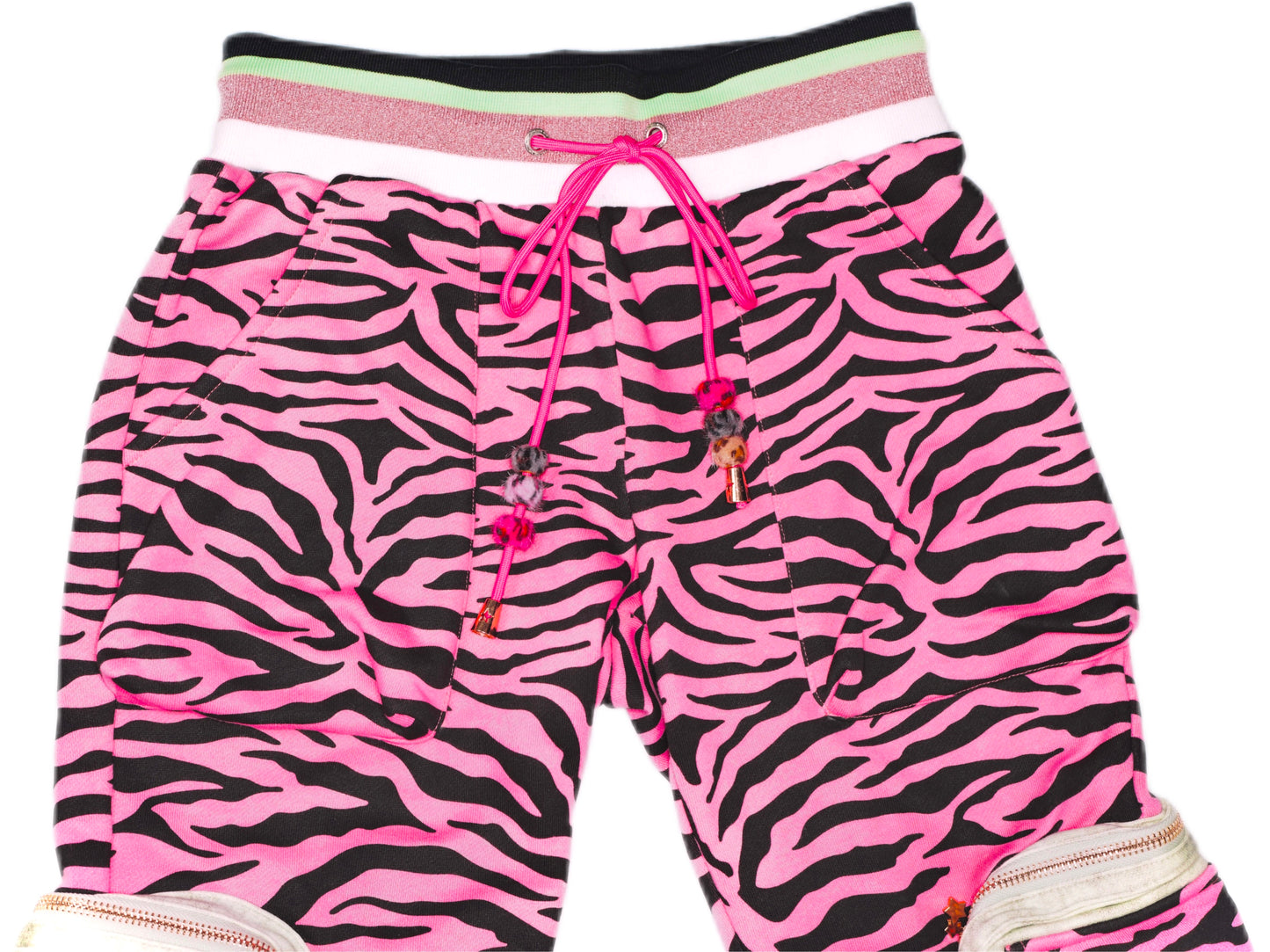 PINK ZEBRA CARGO FLARES