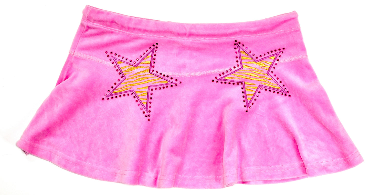 SNAIL VELVET SET SKIRT