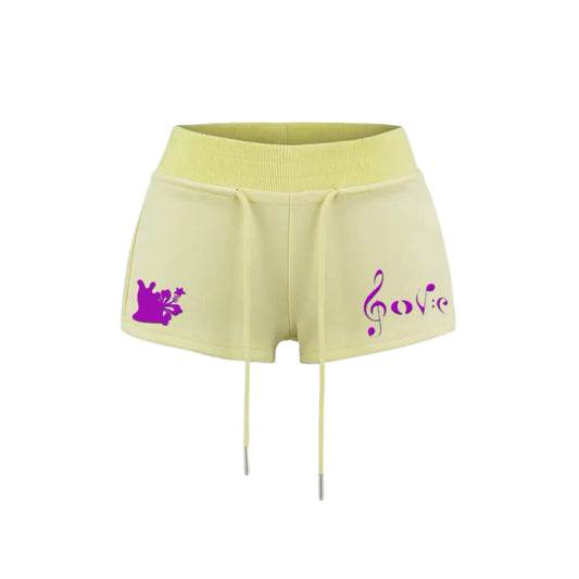 LOVE SNAIL Shorts （YELLOW）
