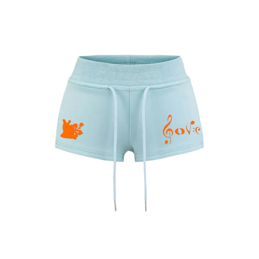 LOVE SNAIL Shorts（BLUE）