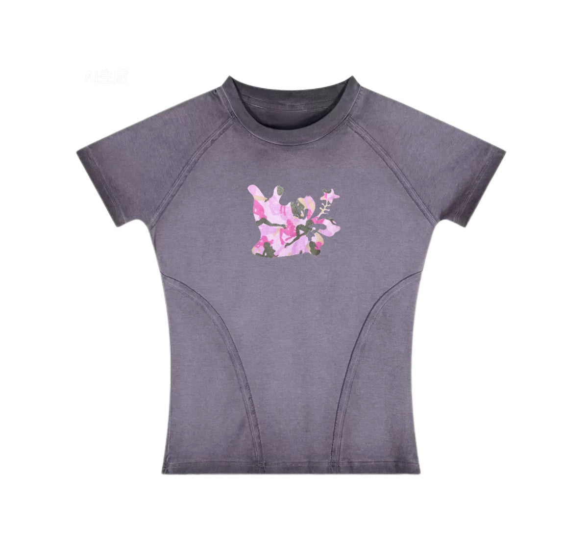 Lilac Desire Sculpted Tee